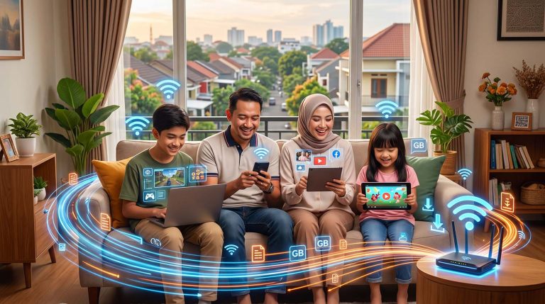 Berapa GB Kuota yang Dibutuhkan Keluarga di Depok per Bulan Ini Rinciannya!